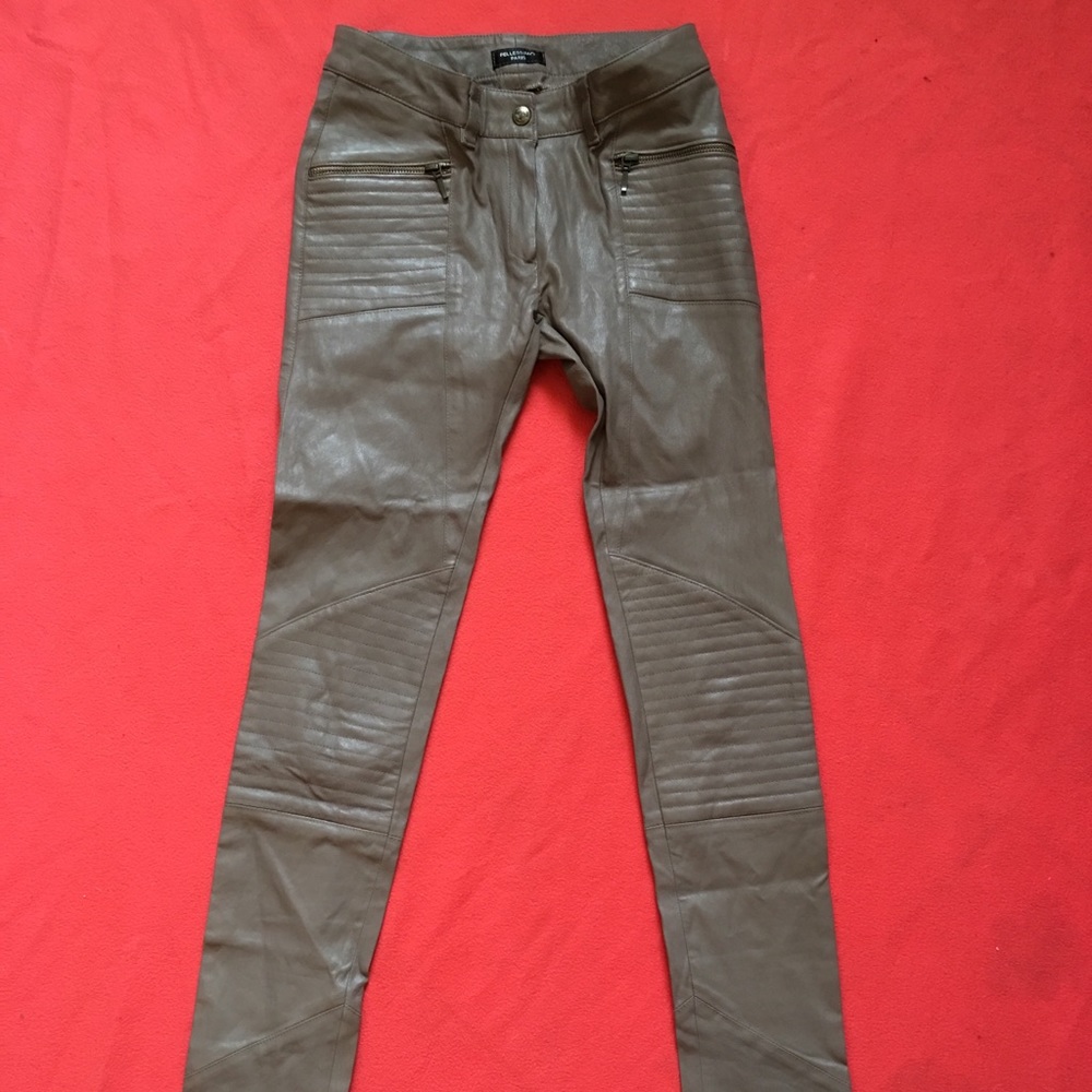 Leather stretchy pants Pellessimo Paris
